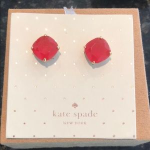 NEW Kate Spade pink tone earrings